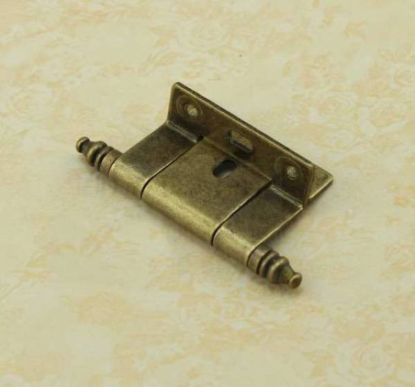 Петля карткова меблева ZM-CD-4006-48-3-AB антик бронза, 80х19 мм