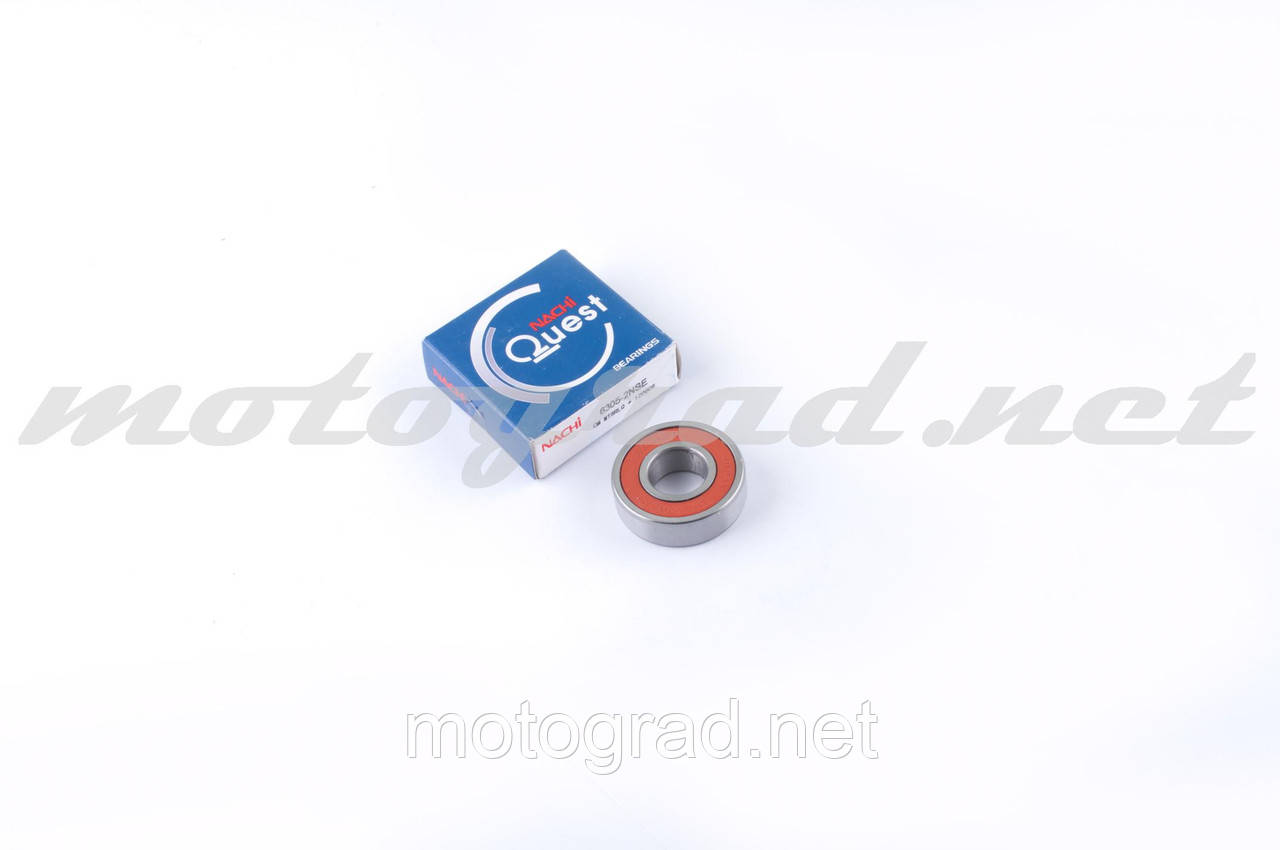 Підшипник 6204-2RS 20*47*14 (к-л Suzuki AD50, LETS, Yamaha JOG 50, GY6 50) QUEST