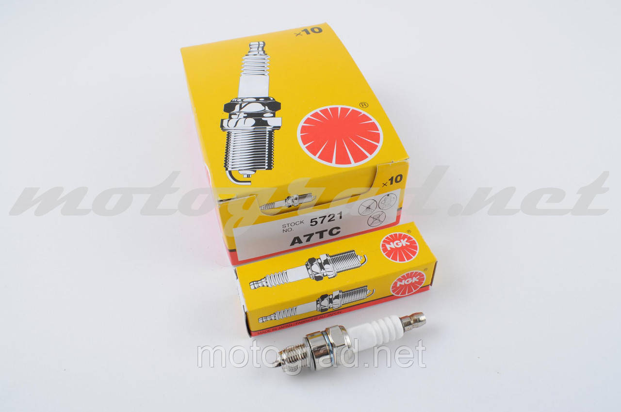 Свеча A7TC NGK M10*1,00 12,7mm (4T GY6 50, Delta)