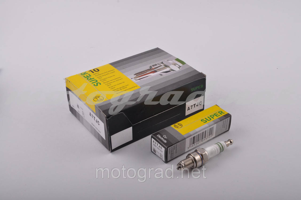 Свічка 3-електродна A7TJC BOSCH M10*1,00 12,7mm (4T GY6 50, Delta), фото 1