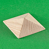 Пірамідка меблева дерев'яна. Різьба по дереву.  Код Р41, фото 4