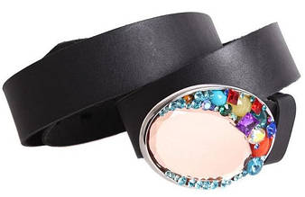 Женский ремень Dori 4 см, черный