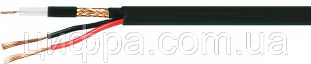 Кабель коаксіальний з живленням Одескабель F690BVcu+2х0,75
