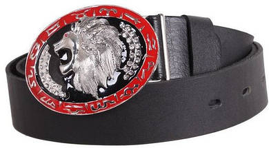 Женский кожаный ремень под джинсы Dori 4 см черный