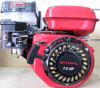 Двигатель бензиновый без электростартера WEIMA(Вейма) BT170F-L ( под шпонку, 7 л.с., c редуктором 1/2) к мото