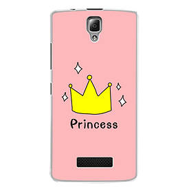 Чохол бампер силіконовий для Lenovo A2010 з картинкою princess