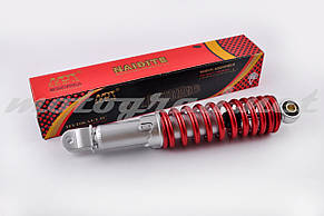 Амортизатор GY6, DIO ZX, LEAD 320 mm, регульований "NDT" (червоний металік)