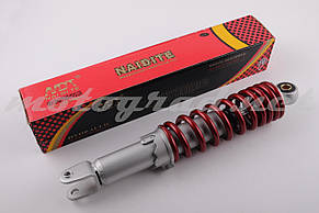 Амортизатор GY6, DIO, LEAD 290 mm, регульований "NDT" (червоний)