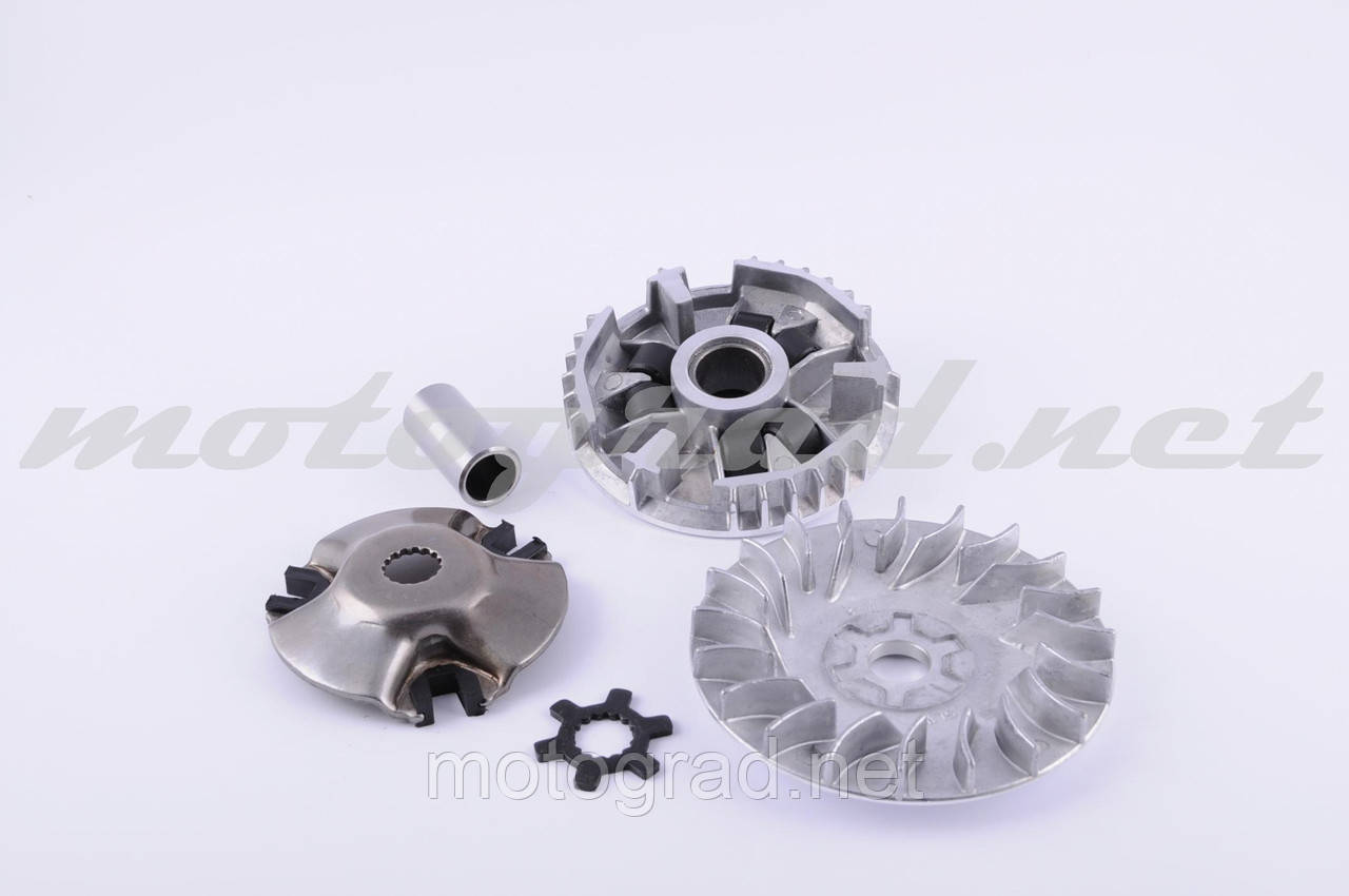 Варіатор передній Yamaha BW'S 100 (палець, щока, хрест) "DONGXIN", фото 1