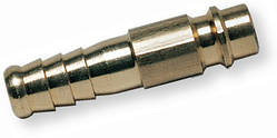 Штуцер швидкорознімного з'єднання (тато) латунний зі з'єднанням для шланга 9 мм