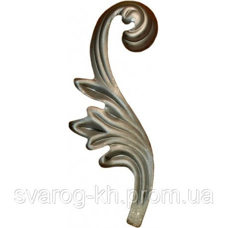 Кований лист 220х80х2