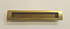 Ручка меблева врізна сучасна класика EMBU160-22 антична бронза 160 мм, фото 2