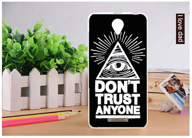 Ексклюзивний чохол для Lenovo A5000 з картинкою don't trust anyone