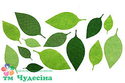 Декор із фетру Весняне листя вишні