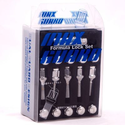 Max Guard БОЛТ chrome+chrome cap G08 (20+1key 12мм*1.5 мм