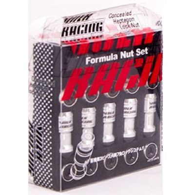 Volk Racing ГАЙКА chrome+black M09 (20+2key) 12мм*1.25 мм