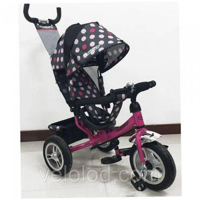 Велосипед триколісний Turbo Trike M 3113-6A-D колеса гума