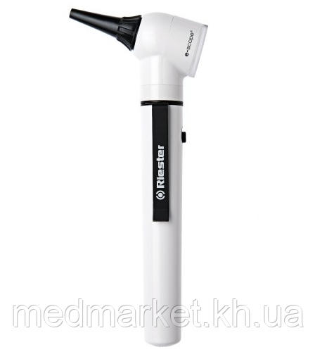Отоскоп Riester E-scope,пряме освітлення, вакуумне 2,7 В, білий у сумці