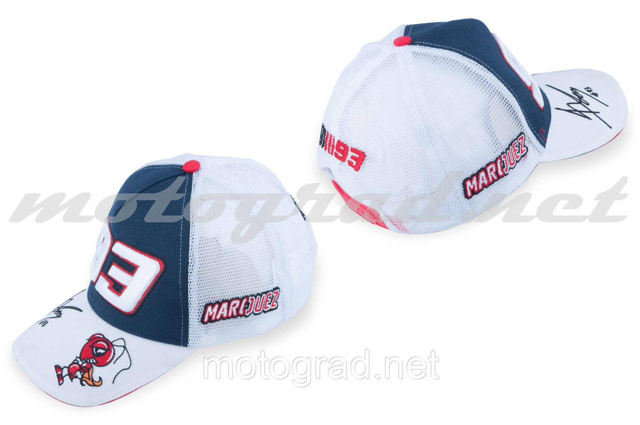 Бейсболка біло-синя сітка 93 MARC MARQUEZ