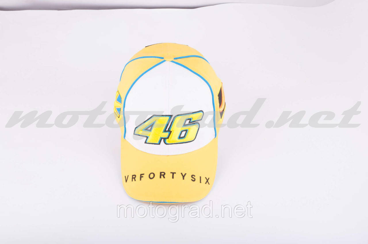 Бейсболка жовто-біла 46 VALENTINO ROSSI, фото 1