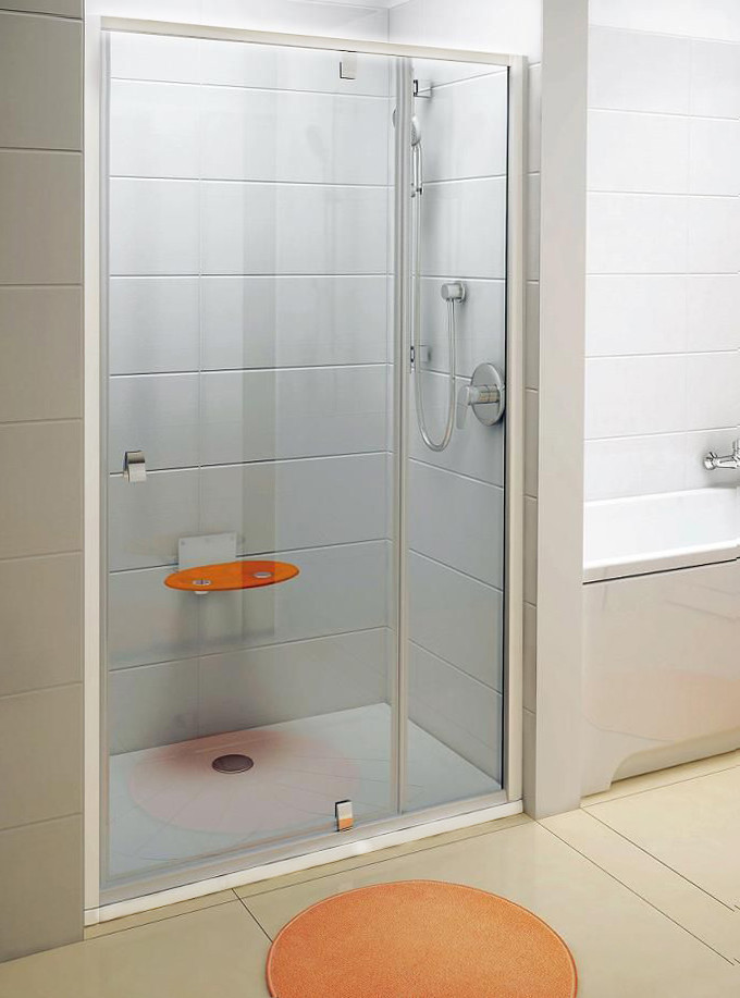 Душові двері Ravak PDOP2-120 Transparent+White/Chrome