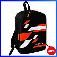 Рюкзак спортивний, шкільний дитячий з принтом Sport 36х27 см підлітковий для хлопчика, дівчинки  (4094)