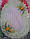 Ошатна пасхальна серветка на дитячий кошик, фото 2