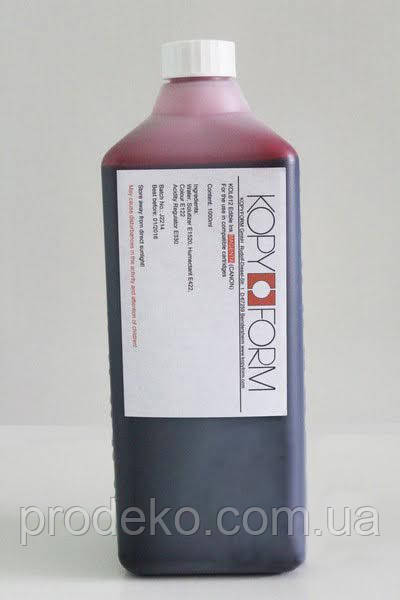 Чорнила харчові кольорові Kopy Form для принтера CANON колір червоний Red 1000 мл