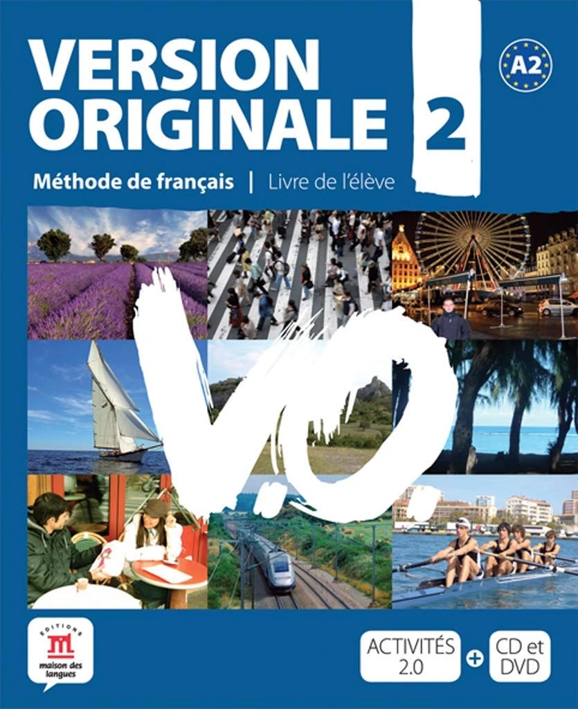 Книга «Version Originale 2. Livre de l'e'le`ve + CD et DVD». Автор - Марі-Лор Лайонс-Олів'єрі