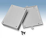 Корпус KM38 для електроніки 132х111х39 з фланцем, фото 4