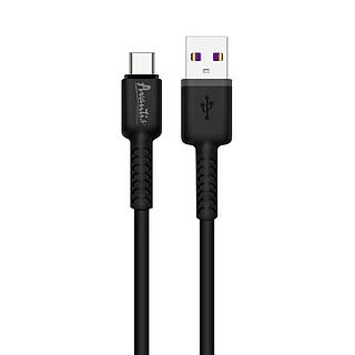 Кабель Avantis AC-85t Silicone USB - Type-C Чорний