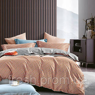 Постельное белье евро Viluta Сатин Египетский хлопок 18-E 220х200 см fresh