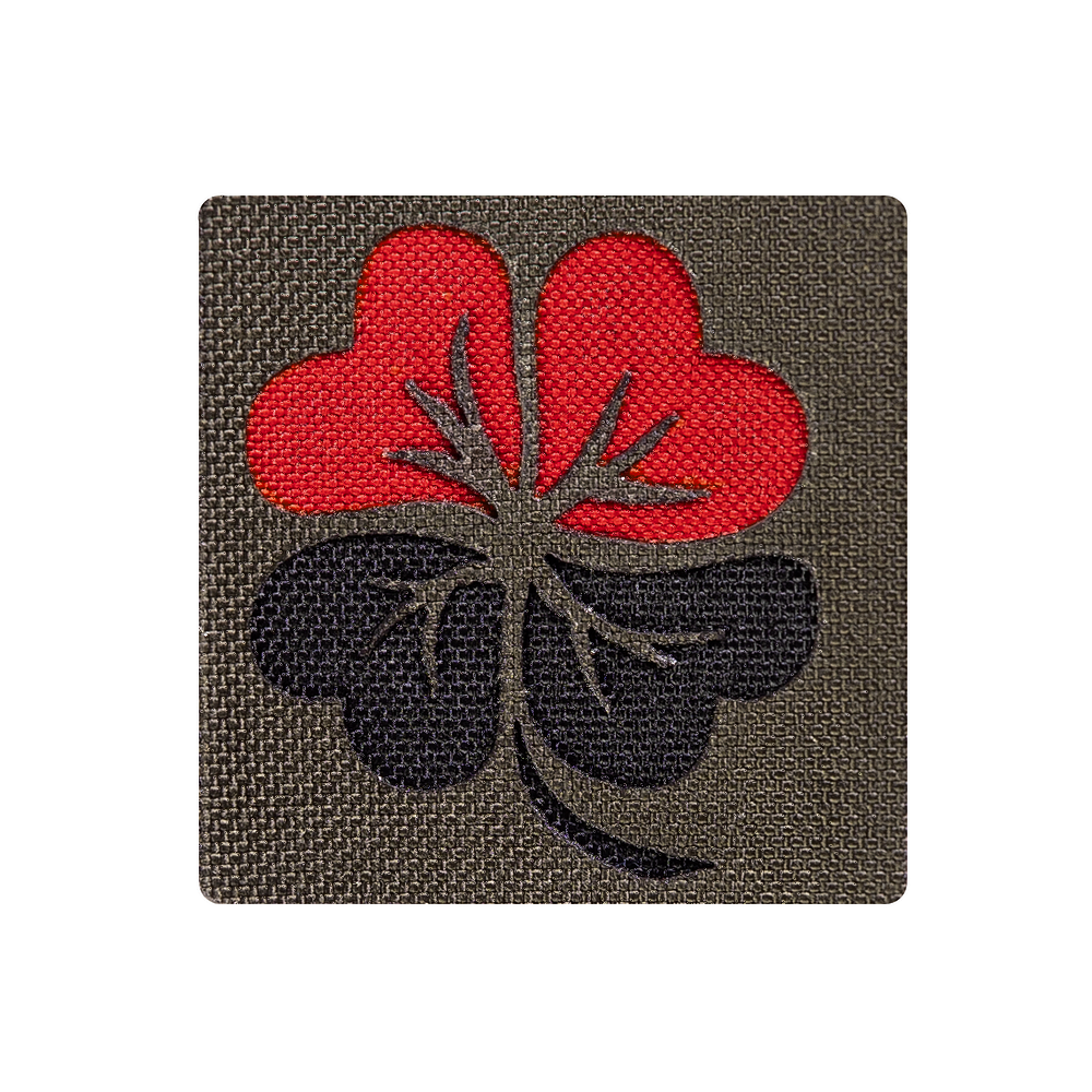 Патч Camotec, патч клевер, патч УПА, военный патч, патч олива, патч из кордуры, патч с лазерной резкой, фото 1