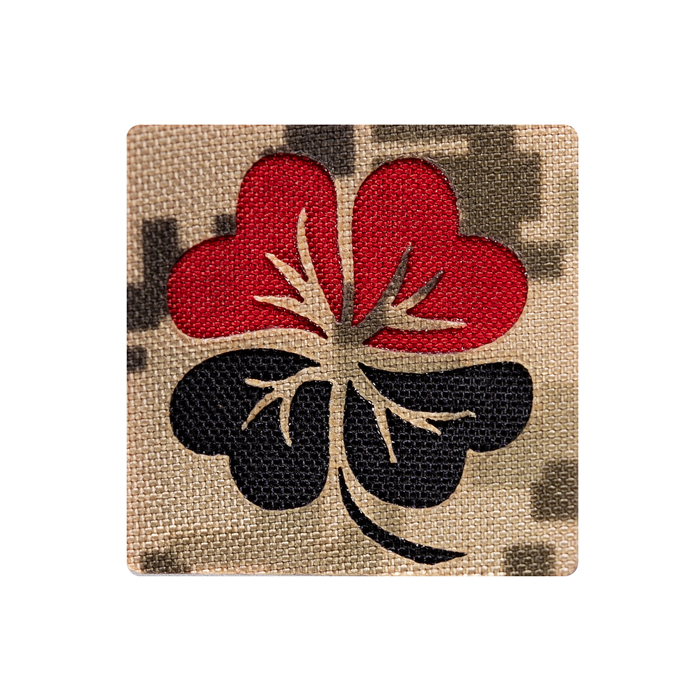 Патч Camotec, патч клевер УПА, патч на липучке, патч из кордуры, военный патч, патч пиксель, фото 1