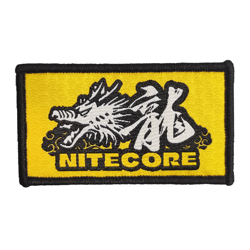 Патч Nitecore, патч с дракончиком, патч для аксессуаров, патч с текстурированной поверхностью, фото 1