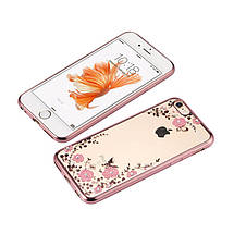 TPU чохол зі стразами для iPhone 6 Plus / 6S Plus (2 кольори), фото 4