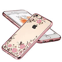 TPU чохол зі стразами для iPhone 6 Plus / 6S Plus (2 кольори), фото 5