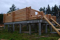 Фундамент для дерев'яного будинку своїми руками