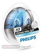 Philips Diamond Vision Н3, комплект 2шт, 12336DV