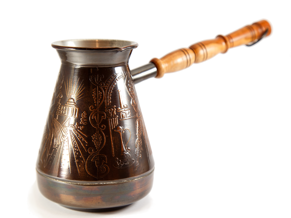 Турка для кави мідна — 450 мл — "Султан", фото 1