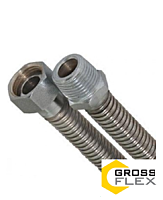 Шланг гофрований вода 1/2" ВН 60 см Gross