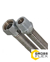 Шланг гофрований вода 1/2" ВН 50 см Gross