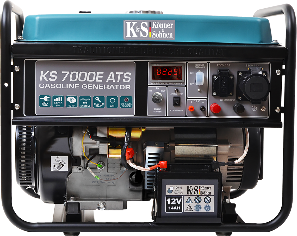 Бензиновий генератор Konner & Sohnen KS 7000E ATS