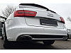 Дифузор Audi A6 C7 (11-14) тюнінг обвіс спідниця-стиль S-line (бавовна на один бік), фото 4