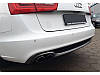 Дифузор Audi A6 C7 (11-14) тюнінг обвіс спідниця-стиль S-line (бавовна на один бік), фото 6