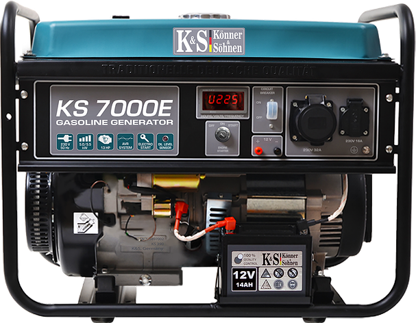 Бензиновий генератор Konner & Sohnen KS 7000E, фото 2