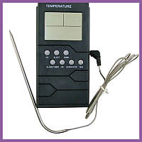 Цифровой термометр TP-800 для духовки и печи, выносной щуп из нержавеющей стали, измерение до 300 градусов