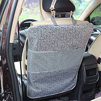 Чохол на спинку сидіння автомобіля для дітей 70*50 см Сірий (04030)
