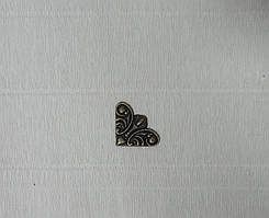 Куточок декоративний-33, бронза, 2,8х2,8см