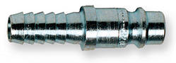 Штуцер швидкорознімного з'єднання (тато) сталевий зі з'єднанням для шланга 6 мм